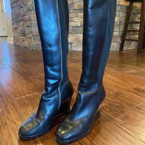 Michael Kors Aileen Wedge Boot - Black